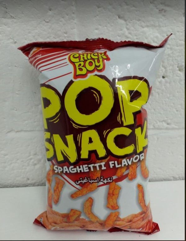 Pop Snack,Spaghetti Flavor,Chick Boy Product of the Philippines