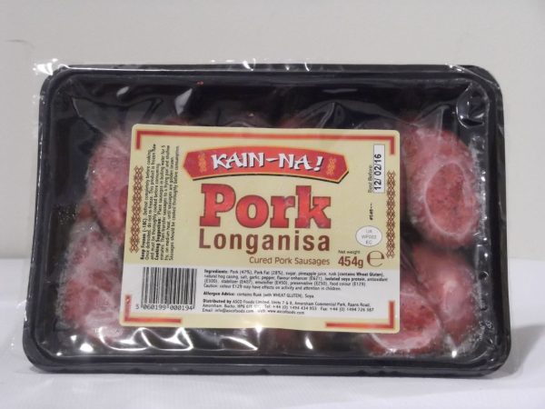 Kain-Na Pork Longanisa