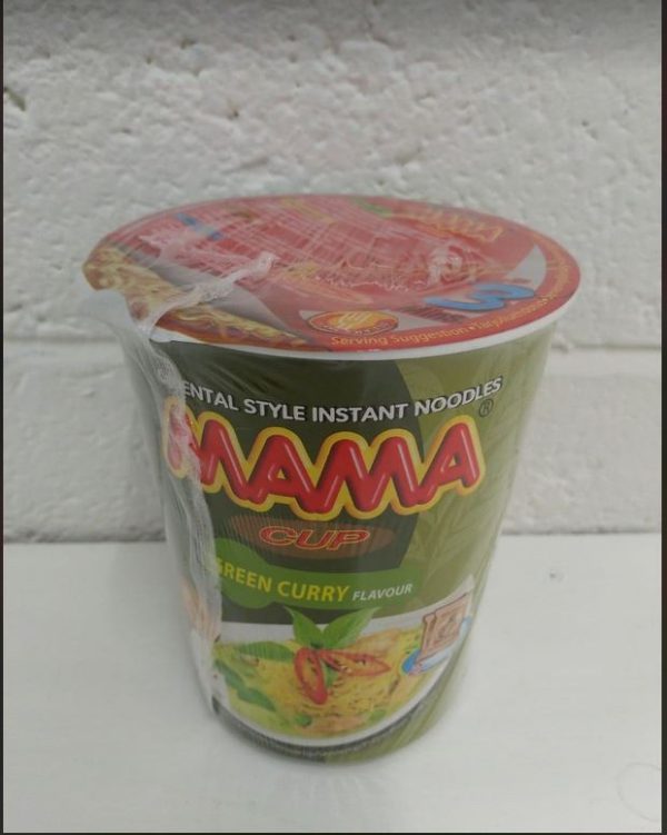 Mama Cup Green Curry Flavour Noodles