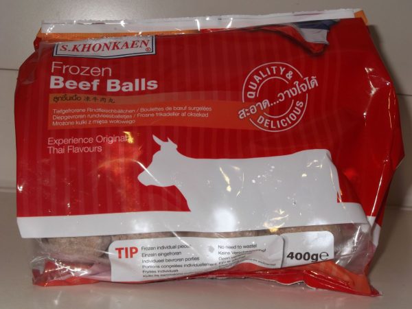 S.Khonkaen Authentic Thai style  Beef balls.
