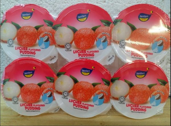 Lychee Fruit Pudding TenTen,Snacks or Dessert